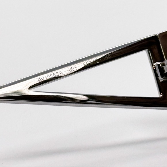 NEW BOTTEGA VENETA BV1085SA 001 SILVER GREY WOMEN SUNGLASSES BOTTEGA VENETA - Picture 8 of 11